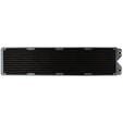Phobya R27-S480 Radiator, 480 mm radiator, 18 FPI, copper fins, 2x G1/4-inch connectors &ndash; black image number null