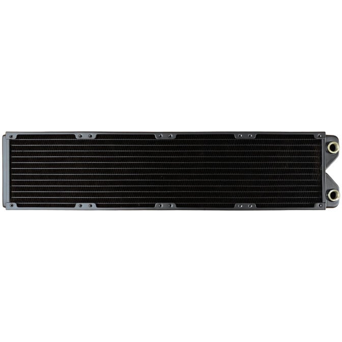 Phobya R27-S480 Radiator, 480 mm radiator, 18 FPI, copper fins, 2x G1/4-inch connectors &ndash; black image number 2