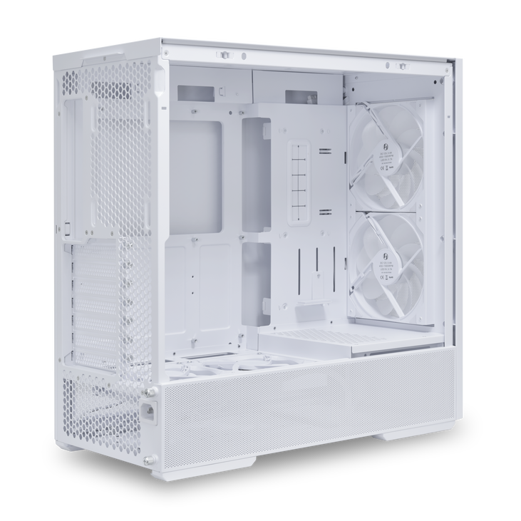 Lian Li LANCOOL 207 PC Gehäuse, Midi-Tower, ATX, Tempered Glass - weiß image number 4