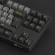 AKKO Black & Gold 5087S Gaming Tastatur, RGB &ndash; Akko V3 Cream Yellow Pro Switches, ISO DE, schwarz & gold image number null