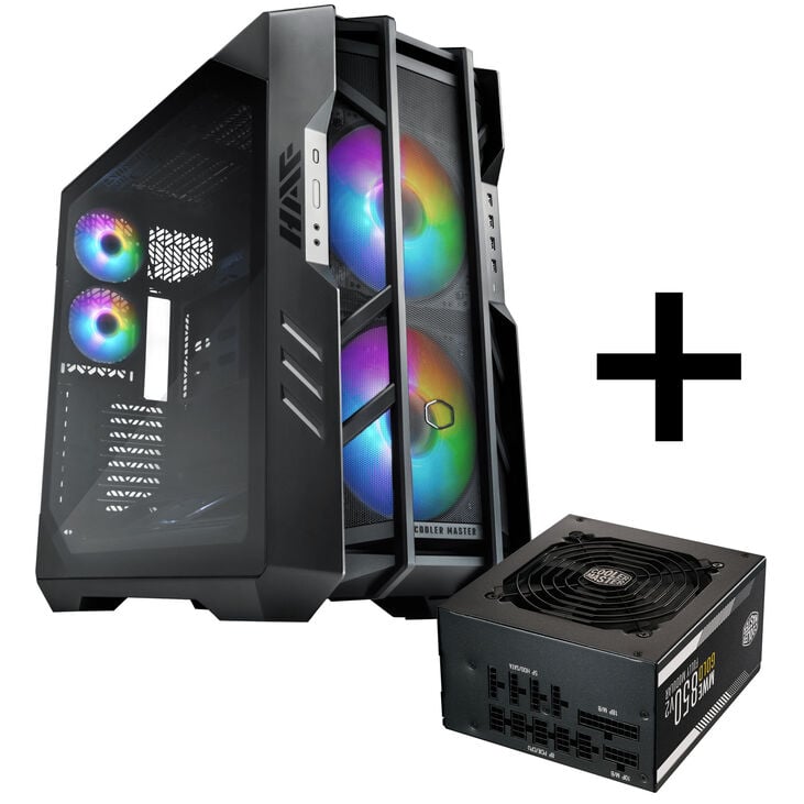 Cooler Master HAF 700 Big-Tower + Cooler Master MWE Gold V2, 80 PLUS Gold Netzteil, modular, PCIe 5.0 - 850 Watt image number 0