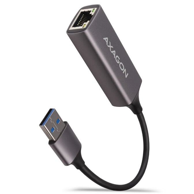 AXAGON ADE-TR Gigabit Ethernet 10/100/1000 Adapter - USB 3.1 Typ A, Titangrau image number 0