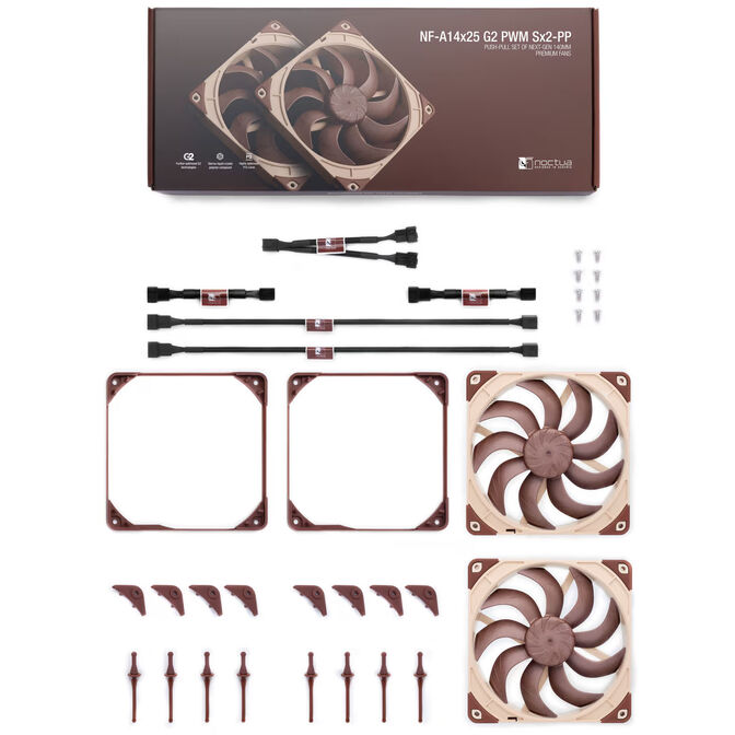 Noctua NF-A14x25 G2 Sx2-PP PWM Fan - 140mm image number 8