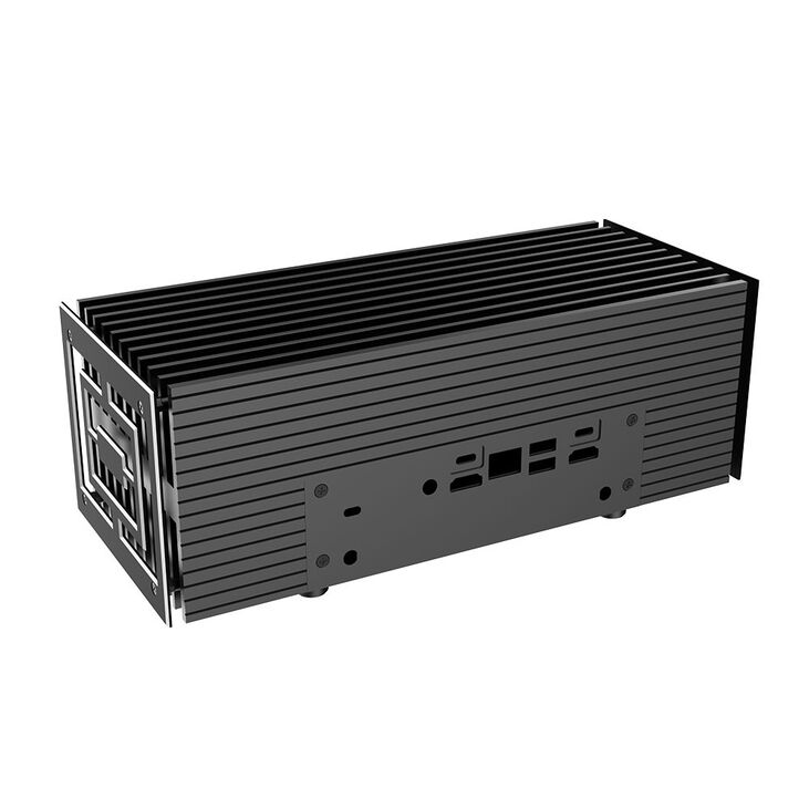 Akasa Turing Duo Pro Aluminium-Gehäuse - für Asus PN52 / PN53 / PN64, schwarz image number 2