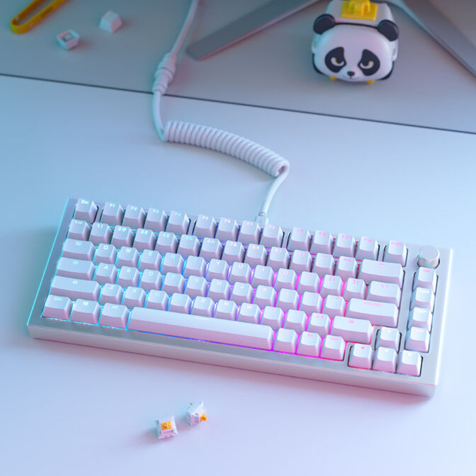 Glorious GMMK ABS Doubleshot V2 USA Base Kit - White image number 3