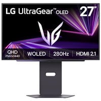 LG UltraGear OLED GX7 27GX700A-B 26.5 Inch WQHD Gaming Monitor, 280Hz, OLED, Adaptive Sync