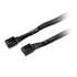 Watercool fan cable 210 - 2.4m, black image number null
