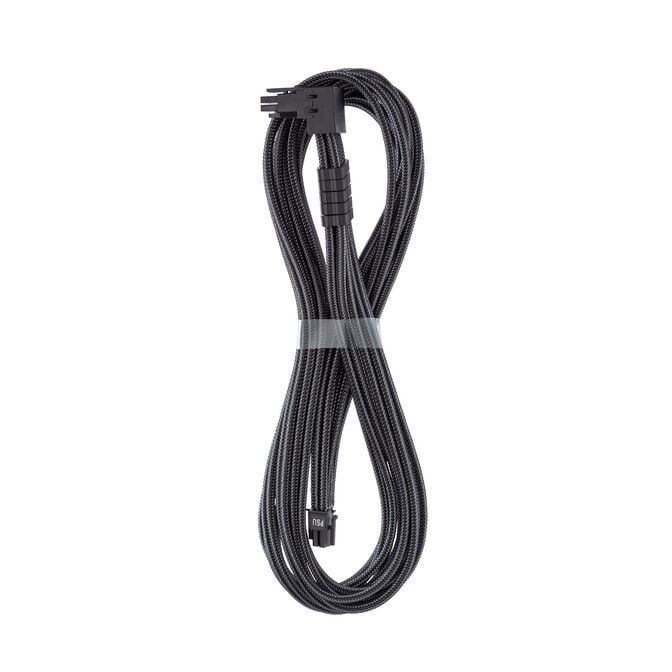 CableMod C-Series Pro ModMesh 12V-2x6 cable, 90&deg; connector, for Corsair Type 5 RMx Shift PSUs - carbon, 65cm image number 0