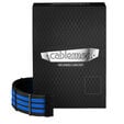 CableMod C-Series Pro ModMesh Sleeved 12V-2x6 12VHPWR Dual StealthSense-Kabel-Kit f&uuml;r Corsair RMi, RMx (Black Label) - schwarz/blau image number null