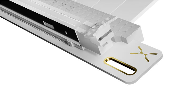 TRYX STRING PCIe 5.0 x16 Riser Cable, 200mm - white image number 3