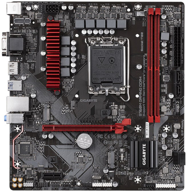 GIGABYTE B760M Gaming DDR4 Motherboard, Socket 1700, Intel B760, Micro-ATX, DDR4 image number 2