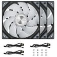 TRYX ROTA SL ARGB L&uuml;fter -  3er-Pack, 120 mm, schwarz image number null