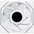Lian Li UNI FAN TL Wireless LCD Fan, ARGB, PWM - Reverse Blade, 120 mm, White image number null