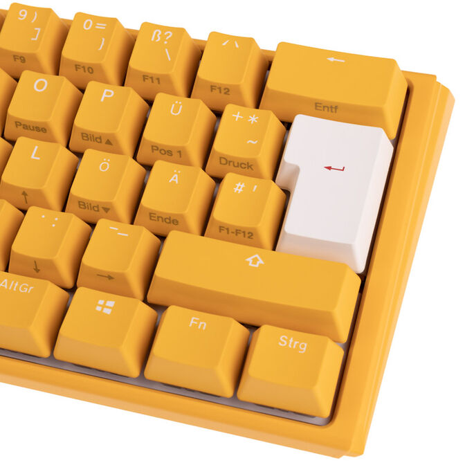 Ducky One 3 Yellow Mini Gaming Tastatur, RGB LED - MX-Brown image number 6