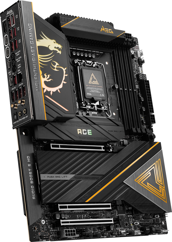 MSI MEG Z890 ACE motherboard, socket LGA 1851, Intel Z890, ATX, DDR5 image number 6
