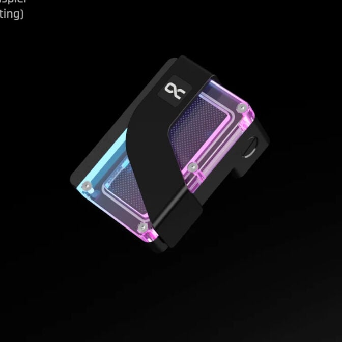 Alphacool Core DDCzero Flat 90 Ausgleichsbeh&auml;lter mit Pumpe - Acryl image number 3