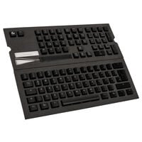 Ducky ABS Keycap Set, Laser-engraved - ISO Layout (DE), black