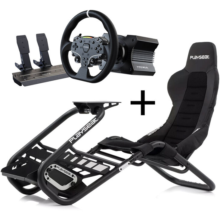 Playseat Trophy + MOZA R5 Bundle - black image number 0