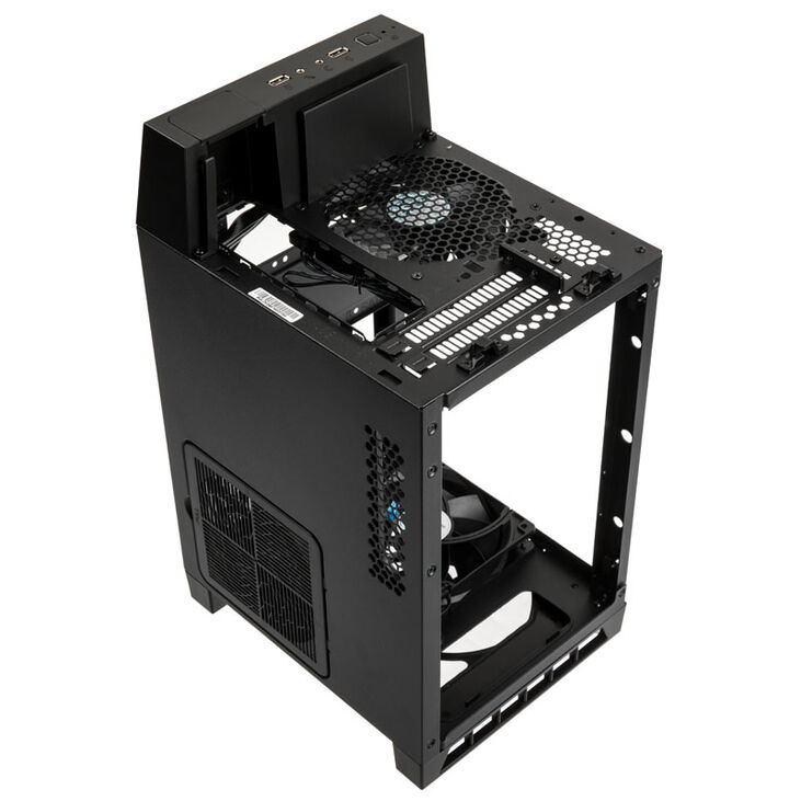 SilverStone SST-LD03B Lucid Mini-ITX Case - black image number 7