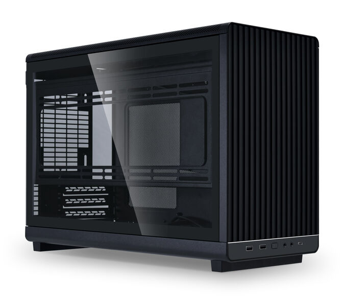 Lian Li DAN Cases A3-mATX Linkes Seitenteil aus Tempered Glass - schwarz image number 1