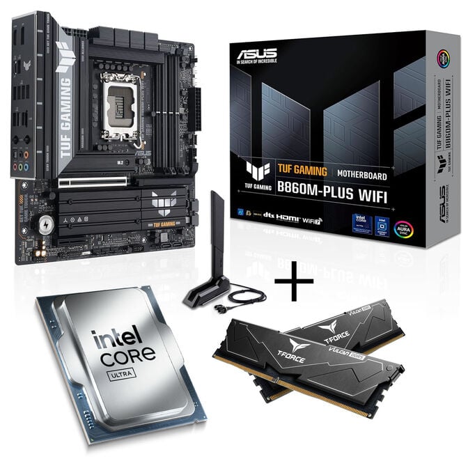 King Mod Systems Intel/ASUS Upgrade-Bundle, Intel Core Ultra-CPU, ASUS-Mainboard, DDR5 image number 0