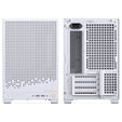 Jonsbo D32 PRO White PC-Geh&auml;use, Mini-Geh&auml;use, mATX, Tempered Glass - wei&szlig; image number null