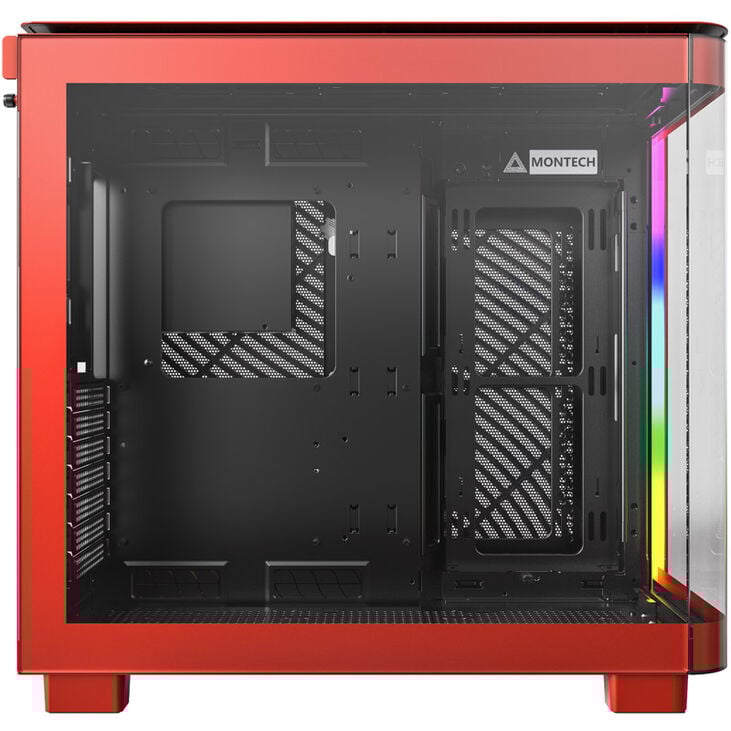 Montech KING 95 Mid Tower, Tempered Glass, ARGB - Red image number 4