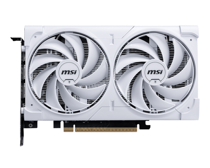 MSI GeForce RTX 5060 Ti 8G Ventus 2X OC White, 8192 MB GDDR7 image number 1