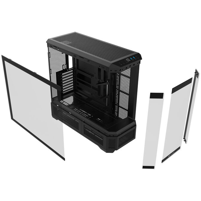 Thermaltake View 600 TG PC-Geh&auml;use, Big-Tower, E-ATX, ARGB, Tempered Glass - schwarz image number 6