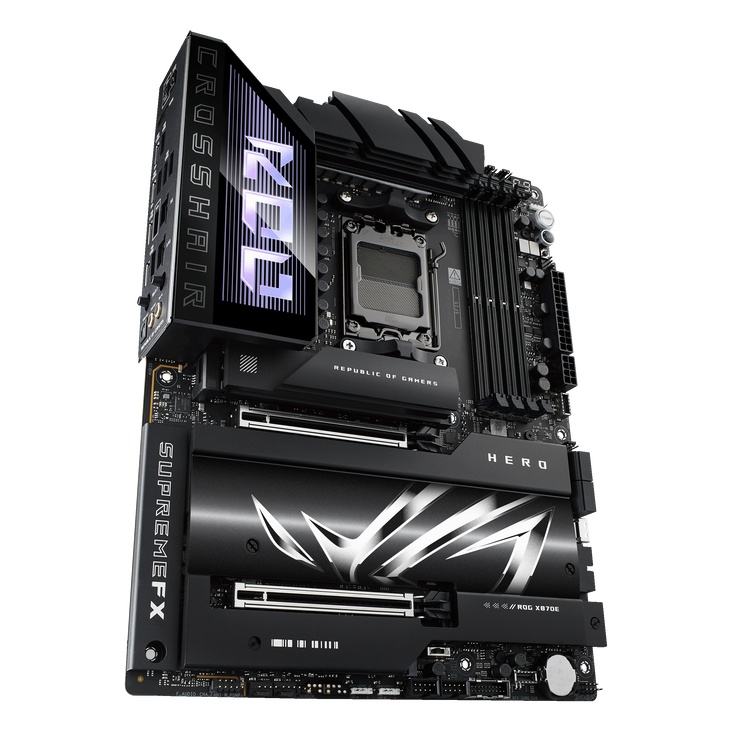 ASUS ROG Crosshair X870E Hero Mainboard, AMD X870E, Sockel AM5, DDR5 image number 7