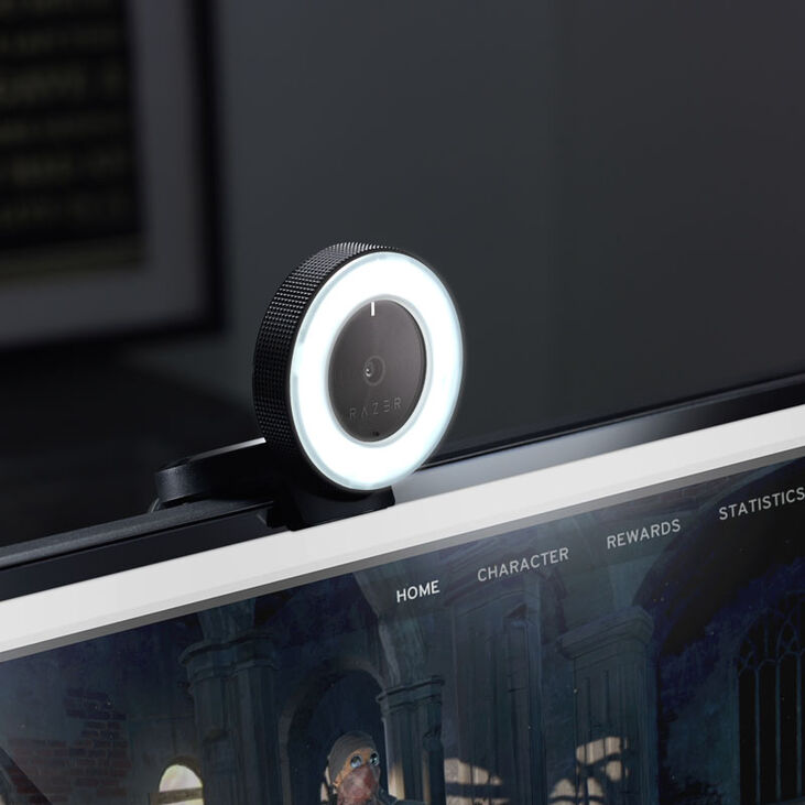 Razer Kiyo Streaming-Webcam mit Beleuchtungsring - schwarz image number 5