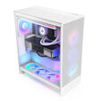 NZXT H7 Flow RGB PC Case, Mid Tower, E-ATX, RGB, Tempered Glass - White image number null