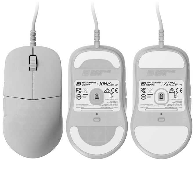 Endgame Gear XM2 8k v2 Gaming Mouse, 8,000Hz - White Frost image number 10