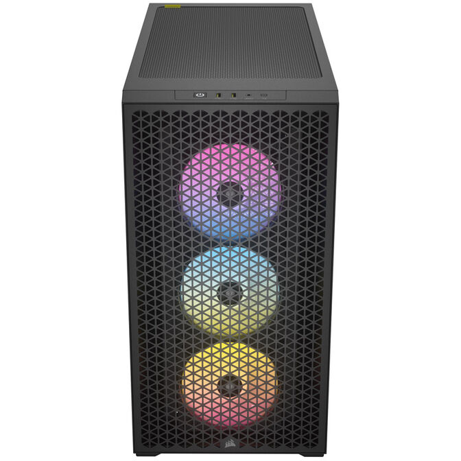 Corsair 3000D Airflow RGB, PC-Geh&auml;use, Midi-Tower, ATX, Tempered Glass - schwarz image number 3