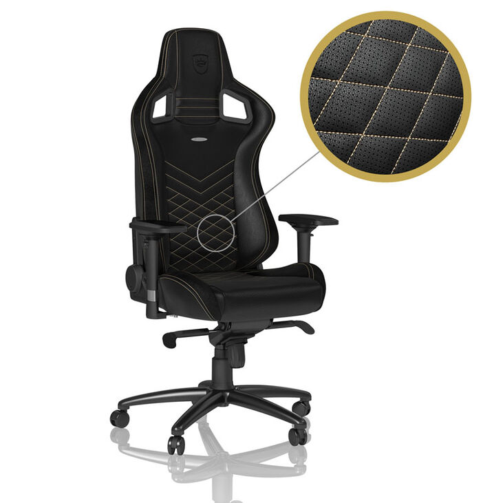 noblechairs EPIC Gaming Chair - black/gold image number 0