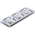 Jonsbo ZA-420WR PWM Fan, Reverse, ARGB - 3x 140mm, white image number null