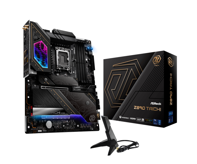 ASRock Z890 Taichi motherboard, socket LGA 1851, Intel Z890, ATX, DDR5 image number 0