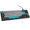 Ducky Miya Pro Moonlight TKL Gaming Keyboard for PC/Mac, MX-Blue, white LED - dark grey
