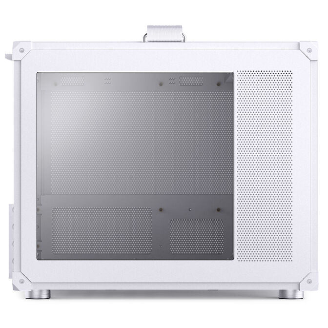 Jonsbo C6 MAX PC case, mini case, Micro-ATX, Tempered Glass - white image number 9