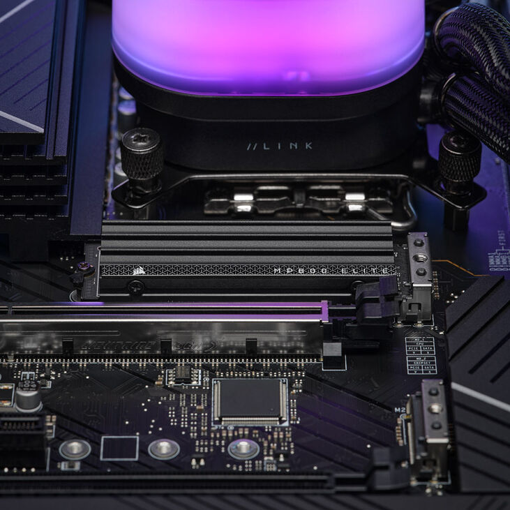 Corsair MP600 Elite NVMe SSD, PCIe 4.0 M.2 Type 2280 - 1 TB with heatsink image number 4