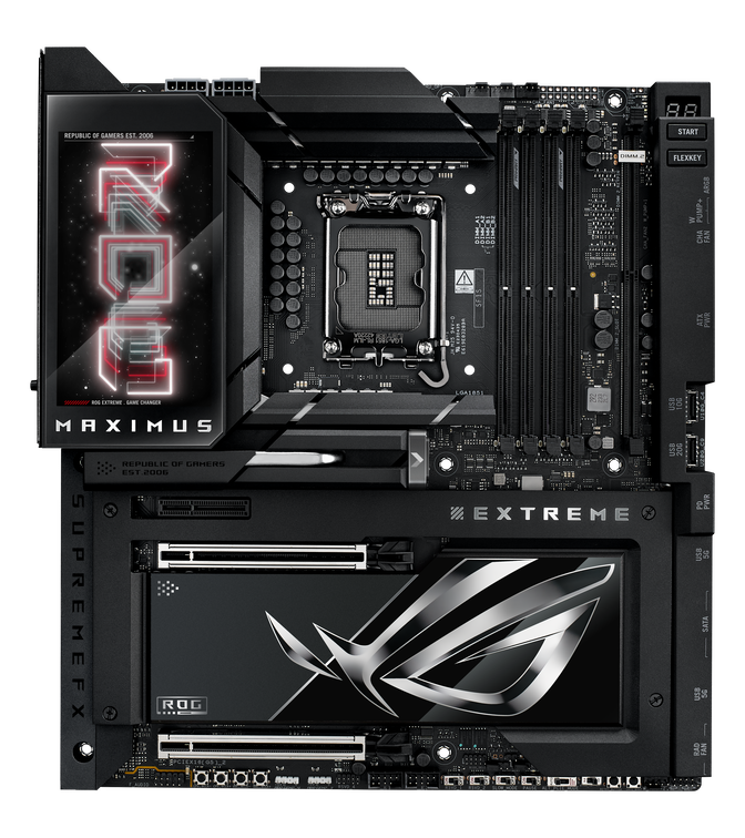 ASUS ROG Maximus Z890 EXTREME Mainboard, Sockel LGA 1851, Intel Z890, E-ATX, DDR5 image number 2