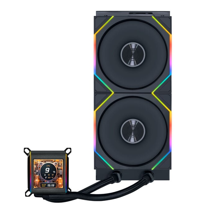 Lian Li Galahad II LCD 280 TL Wireless AIO Cooler - Black image number 1