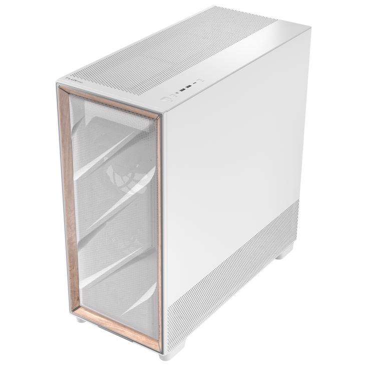 Antec Flux Pro PC Case, full tower, E-ATX, tempered glass – white image number 16