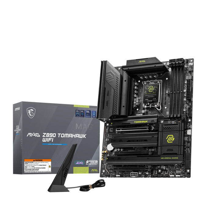 MSI MAG Z890 Tomahawk WiFi motherboard, socket LGA 1851, Intel Z890, ATX, DDR5 image number 0