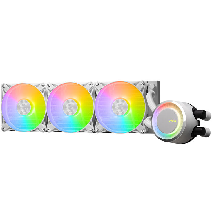 MSI MAG Coreliquid E360 White Complete Water Cooling - 360 mm image number 3