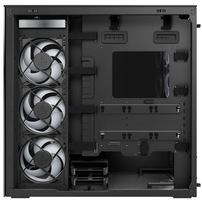 ARCTIC Xtender PC-Geh&auml;use, Midi-Tower, E-ATX, RGB, Tempered Glass - inklusive vertikaler GPU-Halterung & Riser-Kabel, schwarz image number 5