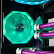 EK Water Blocks EK-Quantum Impulse 120 D-RGB PWM Fan - 120mm, black image number null