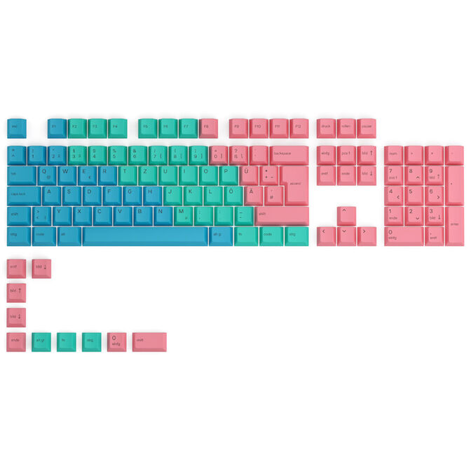 Glorious GPBT Keycaps - 115 PBT Tastenkappen, ISO, DE-Layout, Pastel image number 0