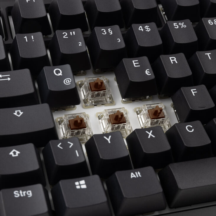 Ducky Tinker 75 Gaming-Tastatur, RGB - MX-Brown (ISO-DE) image number 4