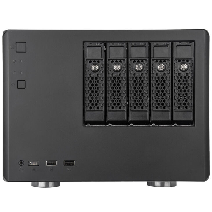 SilverStone SST-CS351B SAS-12G-/SATA-6G-NAS-Gehäuse mit 5 Einschüben image number 3